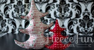 You can make a cute Christmas tree pillow with this free pattern and video tutorial.
