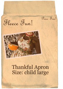 thankful apron kid