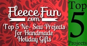 Christmas top five projects no sew