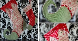 You can make a cute Christmas stocking with this free pdf pattern and video tutorial.