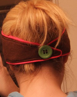 You can make a headband that is stylish and warm,