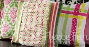 You can make a ruched pillow with this free pattern and tutorial.