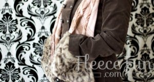 You can make a fleece scarf with pockets! Great for keeping hands warm. Written and video tutorial.