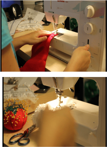 I love this free Christmas stocking sewing pattern. There are two sizes and two types you can make! Perfect DIY idea for the holidays. Love this Sewing project. Christmas stocking how to