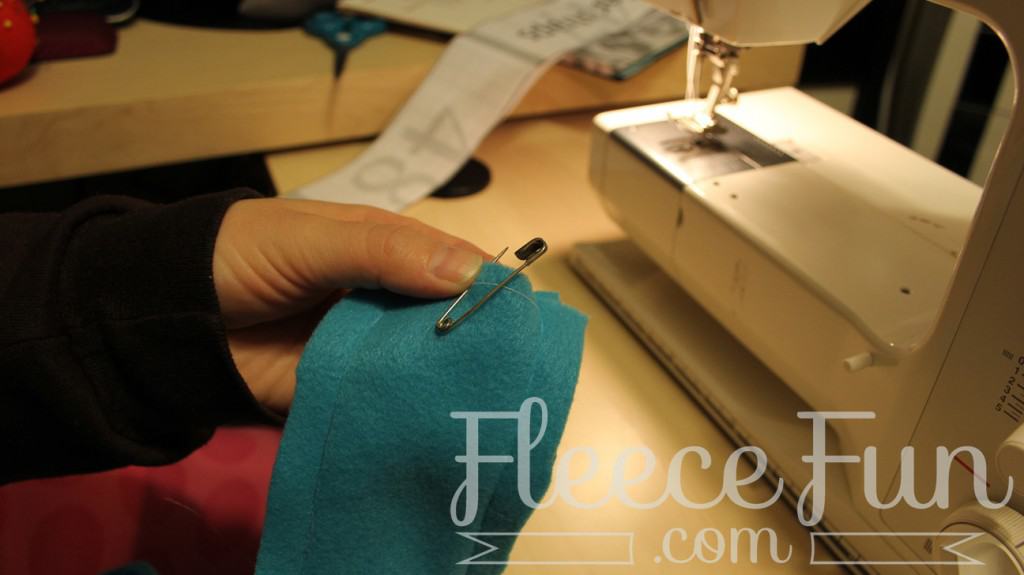 pinning the straps