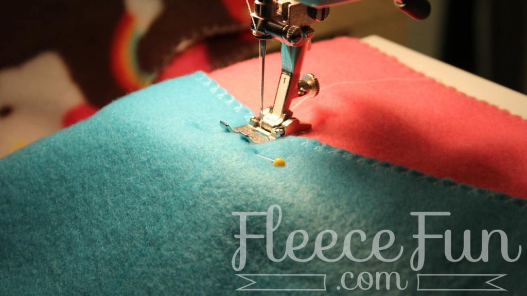 sewing the pockets