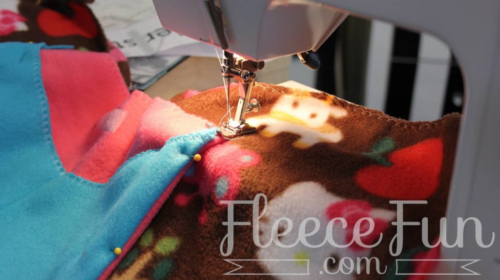 sewing the pockets