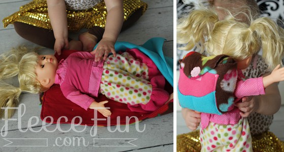 Doll Sleeping Bag Pack How to