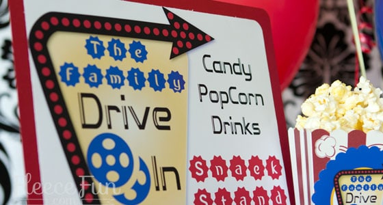 Free Printable Drive in Theater Signs