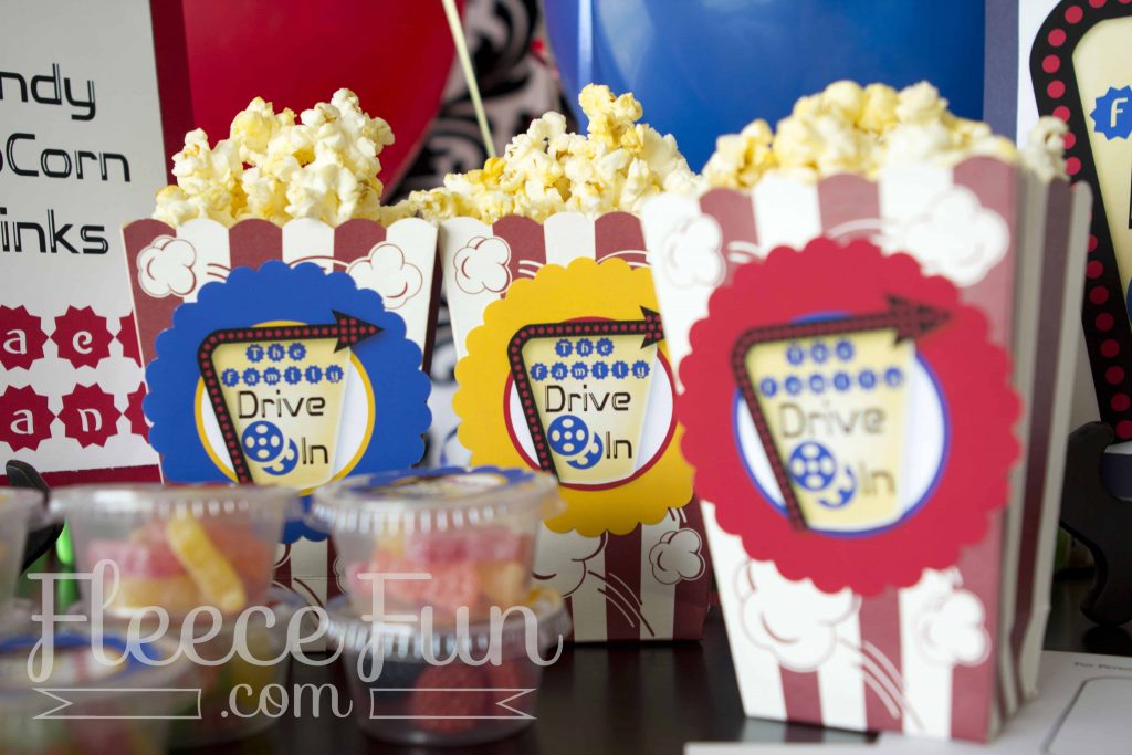 Attach the punches. Drive-In Theater Large Punches and Tickets Free Printable, perfect for movie nights, themed parties, and fun family events, made with free printable and step-by-step tutorials from fleece fun
