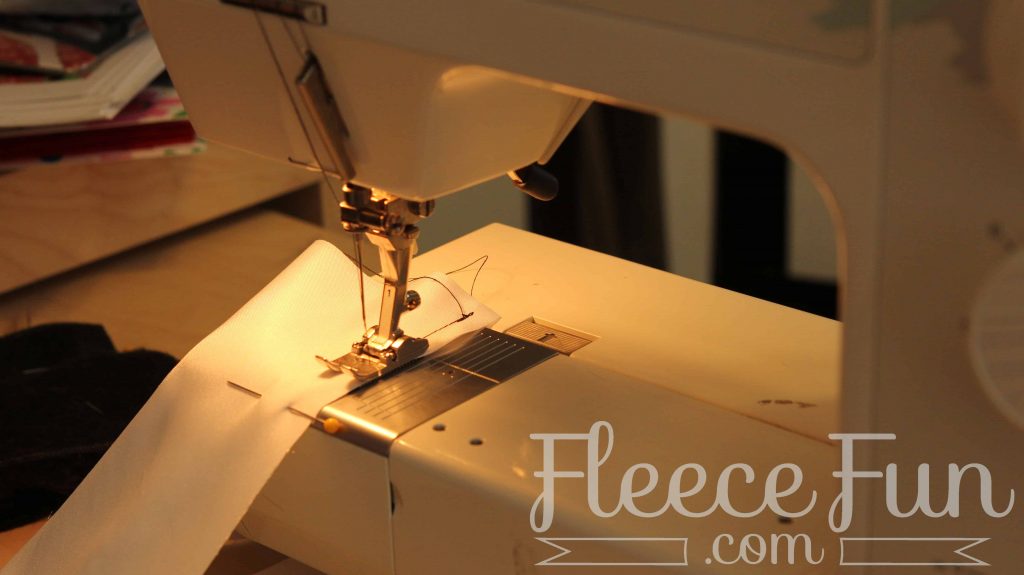 stitching the lining