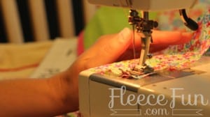 preparing the straps