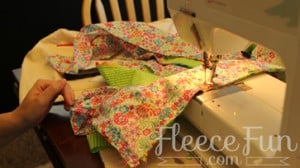 DIY sewing tutorial – securing the bodice to the waistband