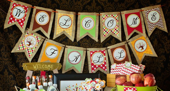 Printable Fall Decorations: The Welcome Fall Collection