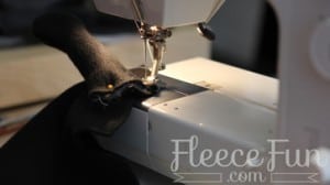 Putting together and finishing the fleece ladybug hat with Fleecefun's instructions