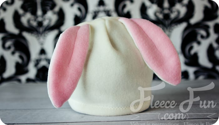 Free Pattern Fleece Bunny Hat Sizes Baby to Adult