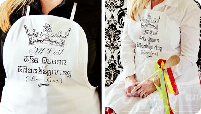 Free Printable Thanksgiving apron