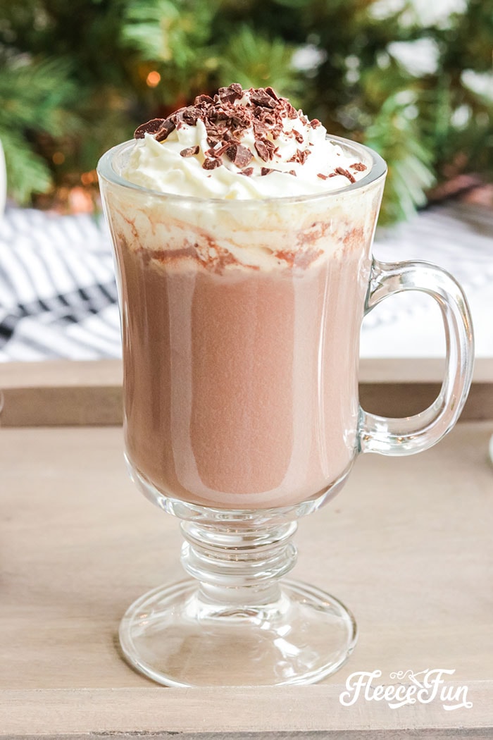 You can make this Ultimate Gourmet Hot Chocolate Mix Recipe (Homemade) - easy and makes a great gift! Ingredients can be found at your local grocery store!