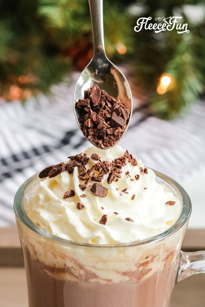 You can make this Ultimate Gourmet Hot Chocolate Mix Recipe (Homemade) - easy and makes a great gift! Ingredients can be found at your local grocery store!