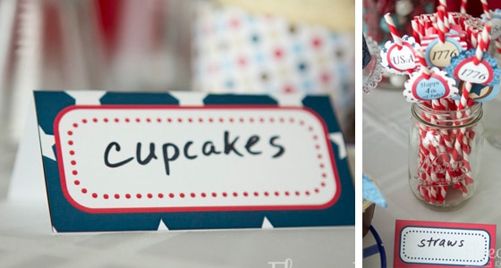 Free Fourth of July Printable Tent Cards {The 1776 Collection}