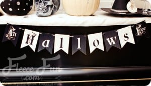 free halloween printable banner