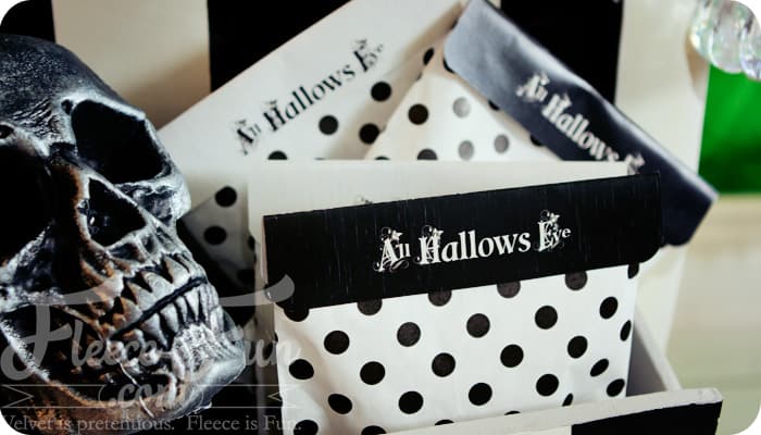 Free Printable Halloween Bag Topper {All Hallows Eve Collection}