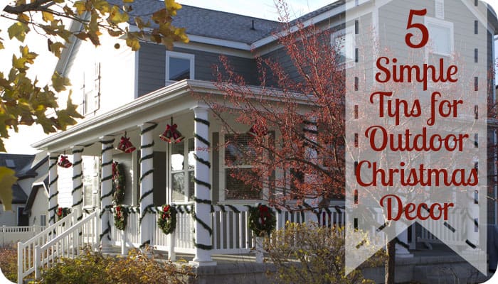 5 tips on outdoor Christmas Decorating