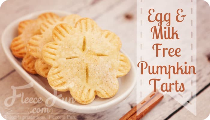 Milk and Egg Free Pumpkin Pie Tart