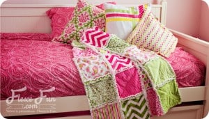 how to make a rag quilt tutoiral