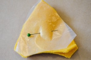 sewing the flares. a sunshine softie, perfect for kids, handmade gifts, and DIY sewing projects, made with free pattern and step by step tutorial from fleece fun