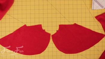 cutting two front pieces. You can make a cape that is inspired by Princess Anna's cape form Disney's Frozen . This DIY costume idea is perfect for your little Disney Princess. The video makes it easy to sew.