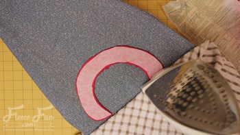 ironing on the collar. You can make a cape that is inspired by Princess Anna's cape form Disney's Frozen . This DIY costume idea is perfect for your little Disney Princess. The video makes it easy to sew.