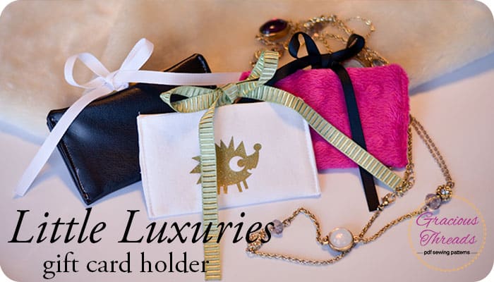 Little bit of Luxury gift card holder tutorial