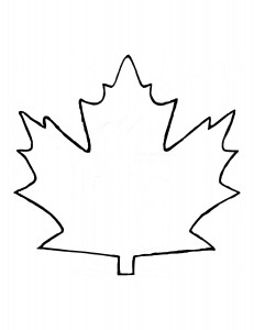maple leaf template