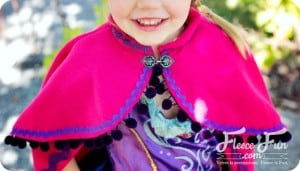 You can make a cape that is inspired by Princess Anna's cape from Disney's Frozen