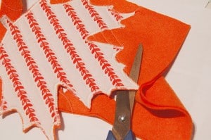 Maple leaf coaster Step 5
