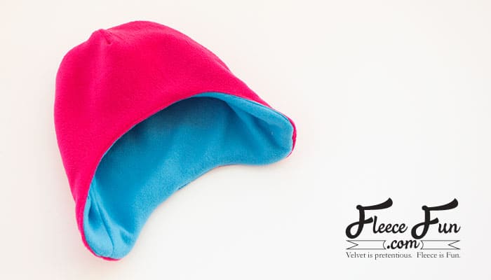 Fleece Hat with Ear Flaps Pattern (free) with tutorial