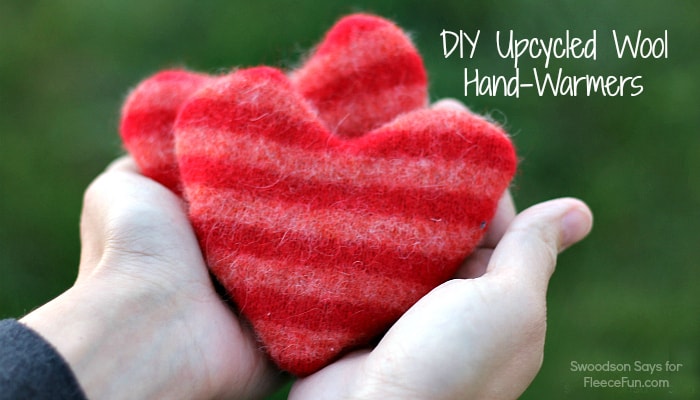 How to make heart hand warmers, a handmade gift idea by Swoodson Says