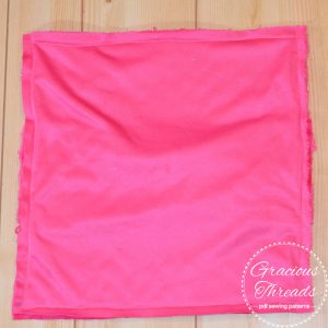 Stitching fleece pillow edges with fleecefun easy sewing guide for Valentine's Day