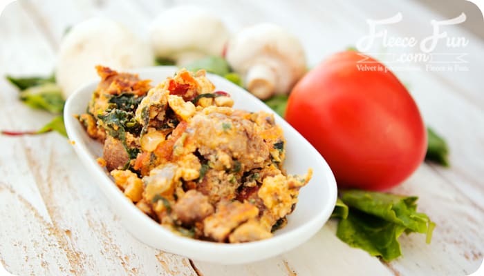 Aaron’s Egg’s (how to eat your veggies for breakfast)