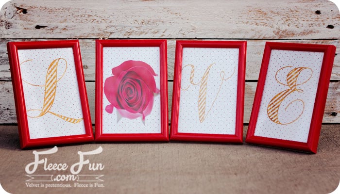 Easy Free Valentine Sign Printable and tutorial