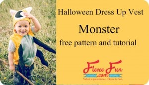 monster dress up vest feature