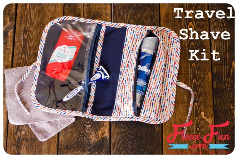 Travel Shaving Kit Free pattern
