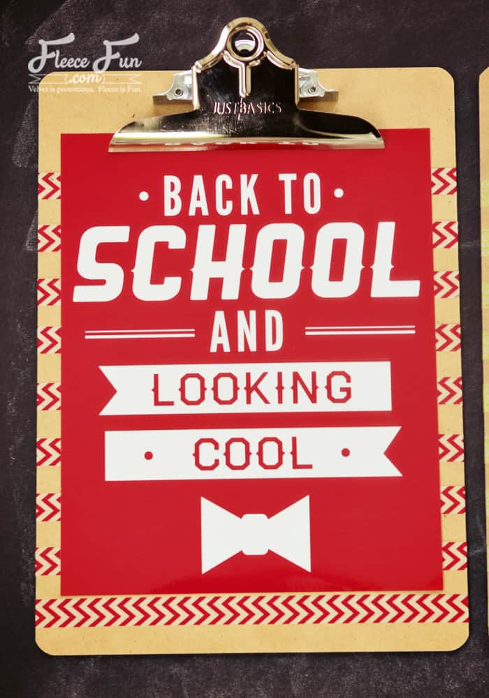 I love these back to school printables. I like the cute clipboard idea too! So easy, plus I love how her printables are FREE!