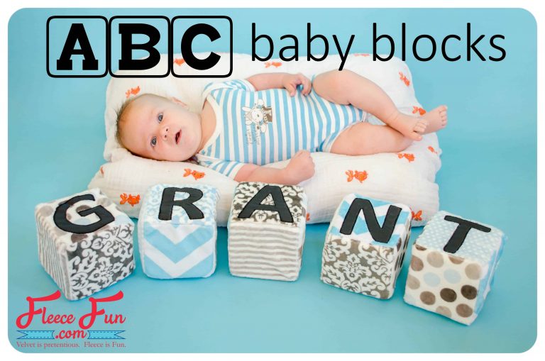 ABC Baby Blocks Free Pattern