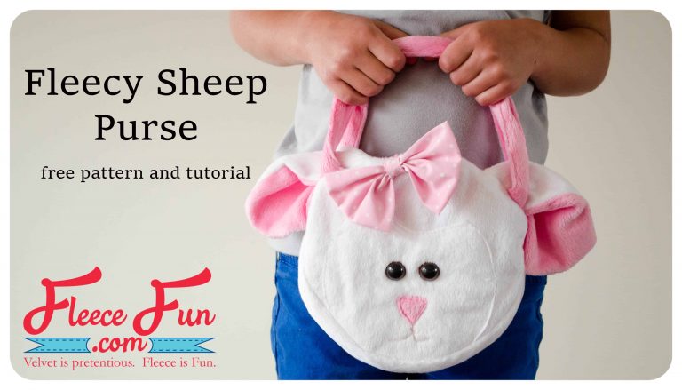 Fleecy Sheep Purse Free Pattern