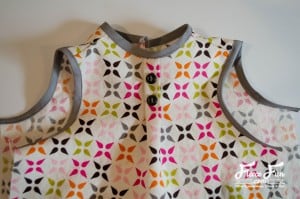 Learn how to complete the neckline and armholes