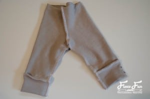 Sewing the inseams