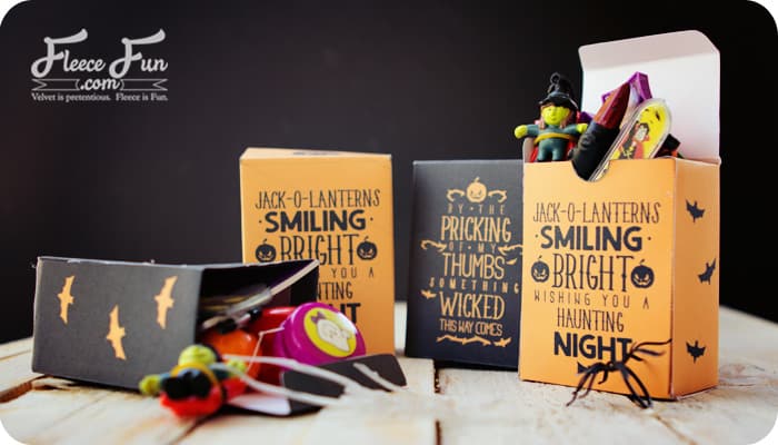 Love this FREE printable box - perfect for little Halloween treats. I also Like the idea of just fillinf it with fun toys instead of candy!