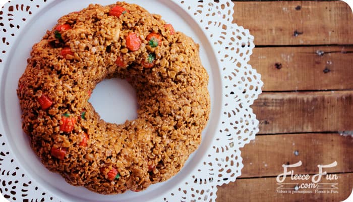 Pumpkin Cookie Butter Rice Crispy Treats
